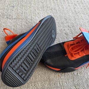Puma Black and Orange Athletic Sneakers